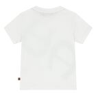 Younger Boys White Logo T-Shirt, 1, hi-res