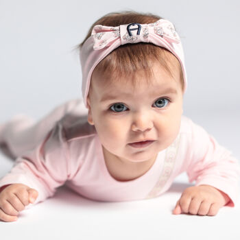 Baby Girls Pink Logo Headband