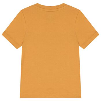 Boys Orange Logo T-Shirt