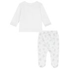 White Sheep 2 Piece Babygrow, 1, hi-res