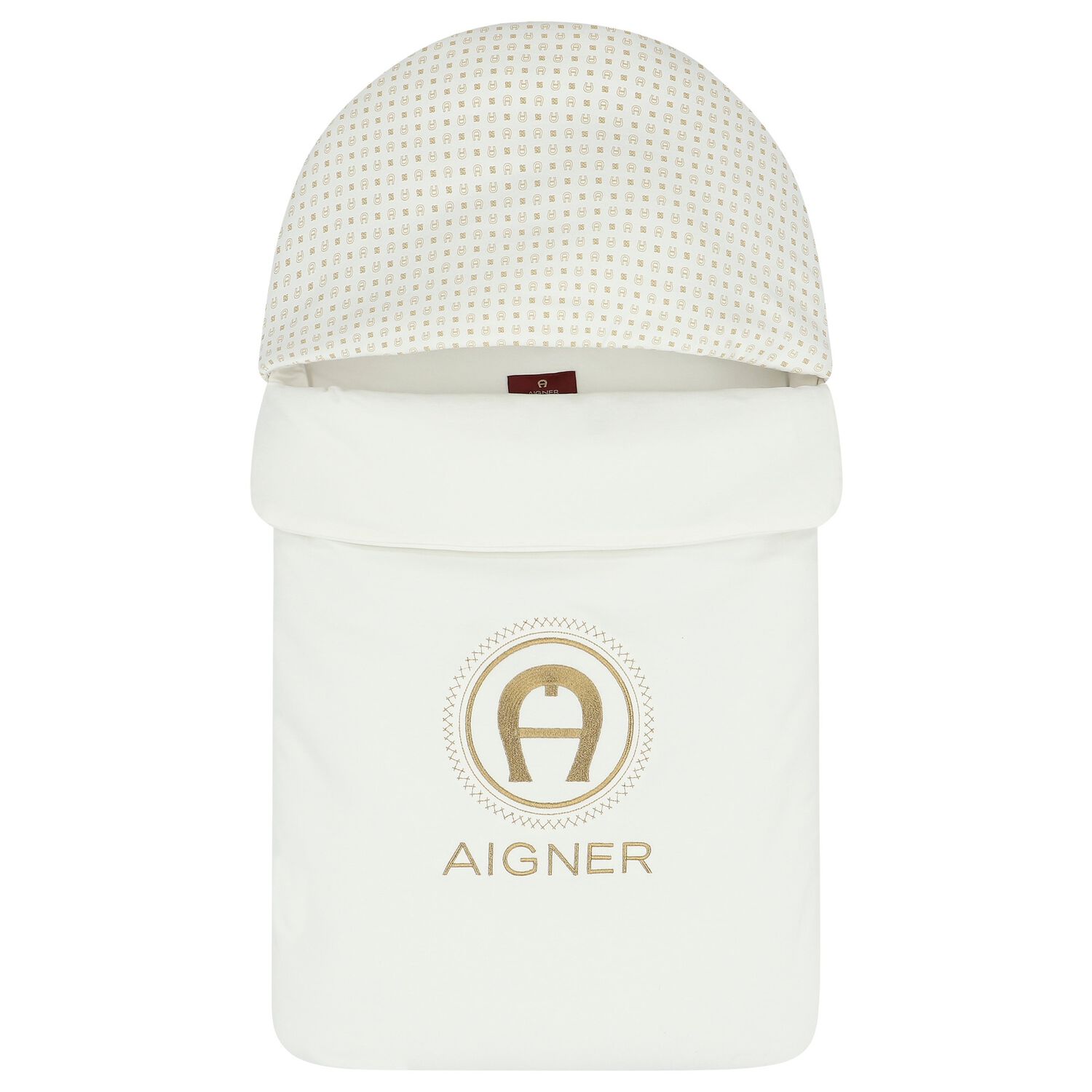 مدس بالشعار باللون العاجي والذهبي, 1, hi-res image number null