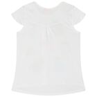 Girls White & Pink Fruits Shorts Set, 1, hi-res