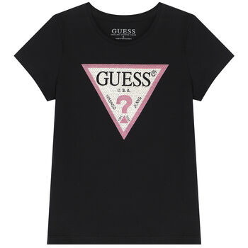 Girls Black Logo T-Shirt