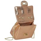 Girls Rose Gold Bow Handbag, 3, hi-res