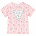 Baby Girls Pink Logo T-Shirt, 2, hi-res