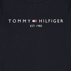 Boys Navy Blue Logo Long Sleeve Top, 2, hi-res