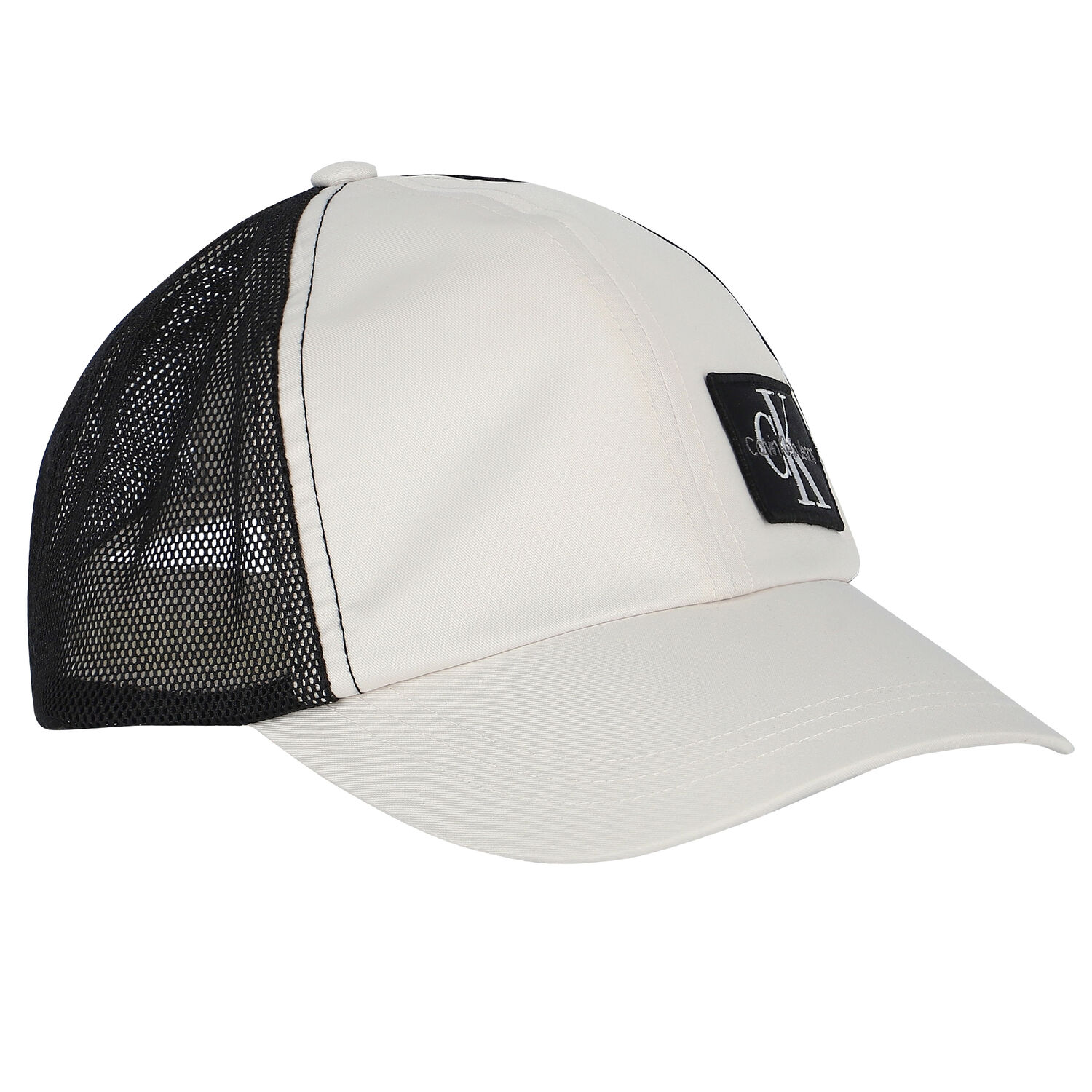 Ivory & Black Logo Cap, 1, hi-res