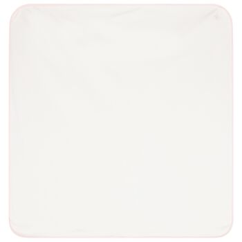 Emile et Rose بطانية بنات باللون الوردي والأبيض, 2 بطانية بنات باللون الوردي والأبيض