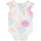 Baby Girls Pink & White Logo Bodysuit Set, 1, hi-res