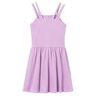 فستان للبنات مضلع باللون الليلك, 1, hi-res