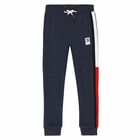 Boys Navy Cotton Joggers, 2, hi-res