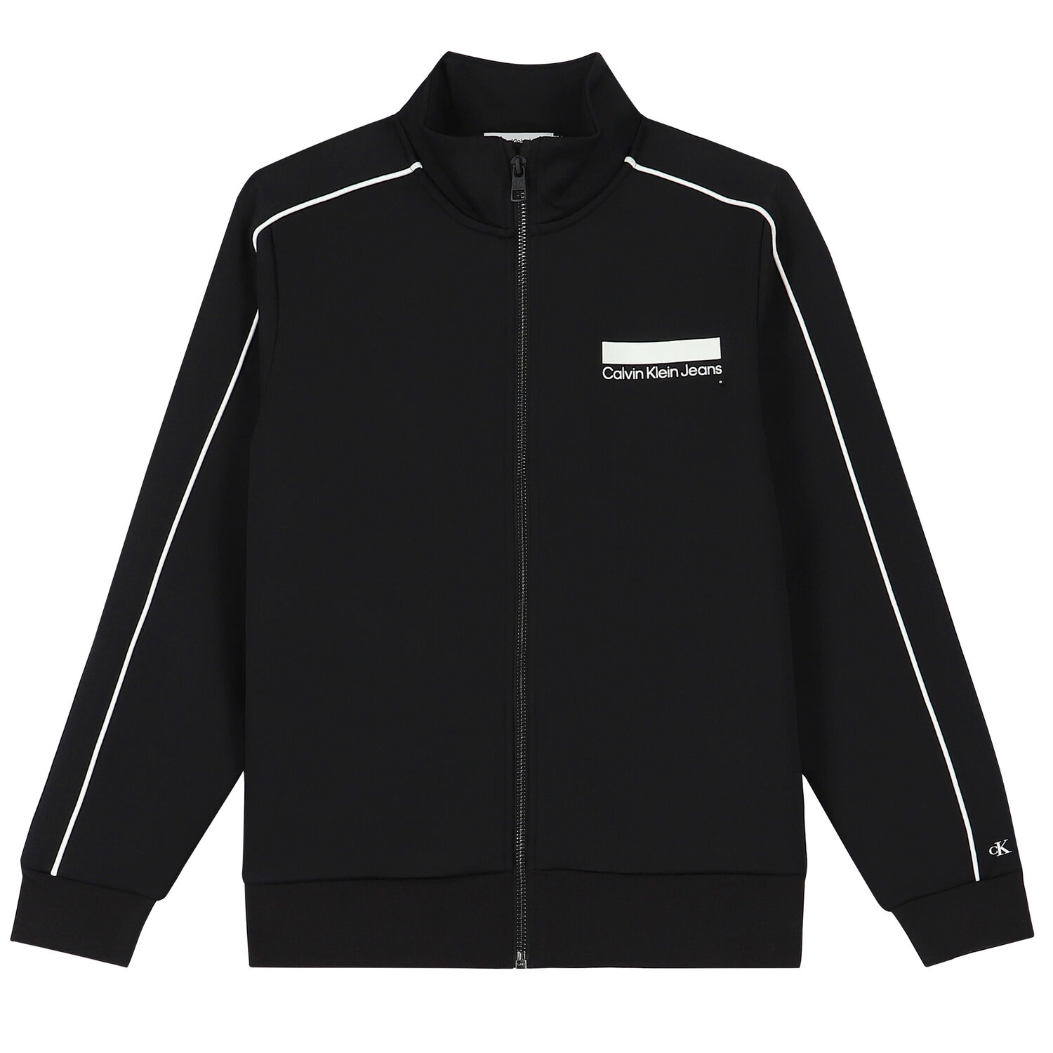Boys Black Logo Tracksuit, 1, hi-res