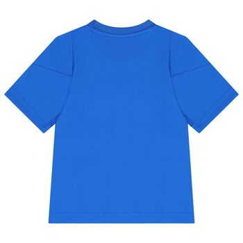 Blue & White Logo T-Shirt