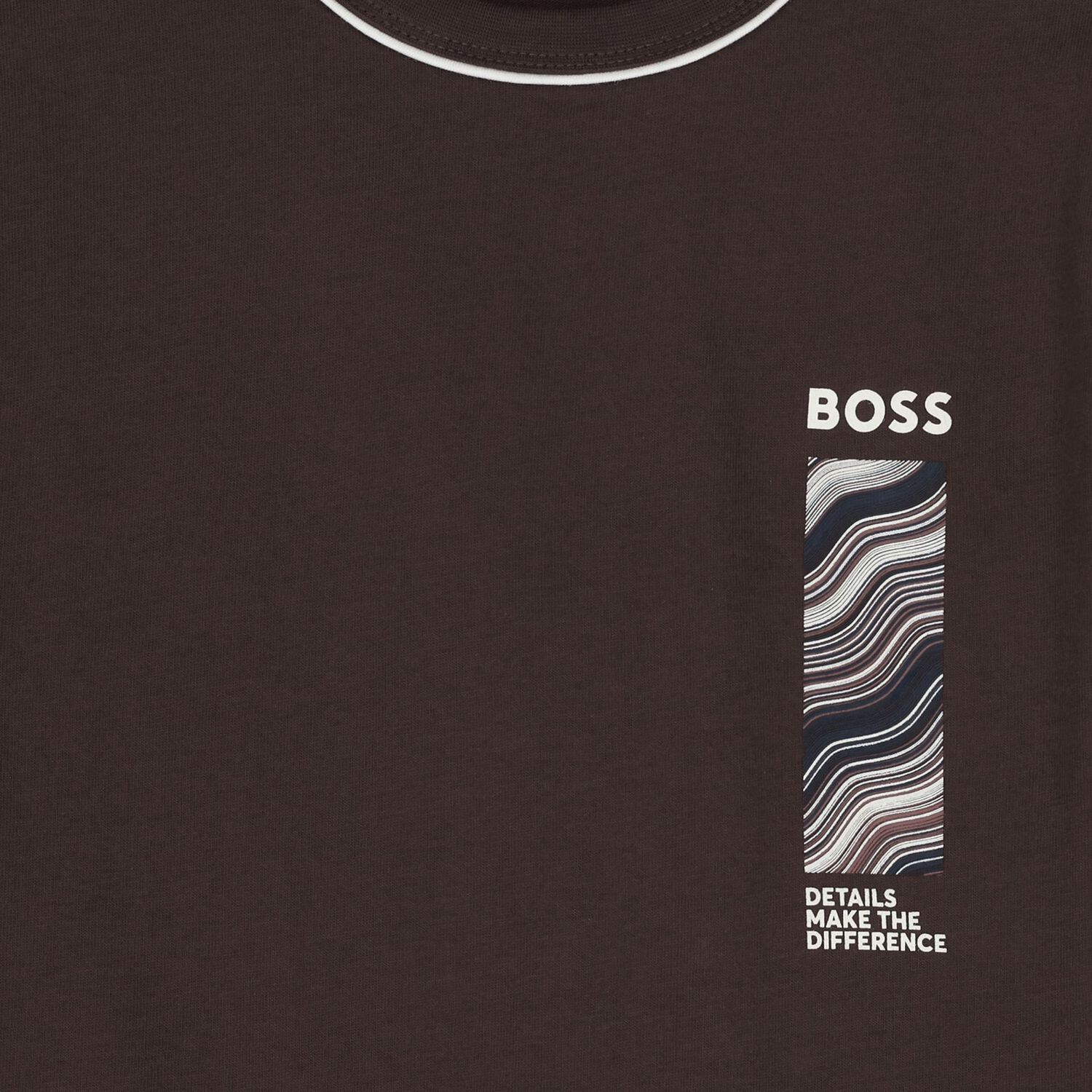 Boys Brown Logo T-Shirt, 1, hi-res