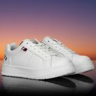 White Logo Trainers, 1, hi-res