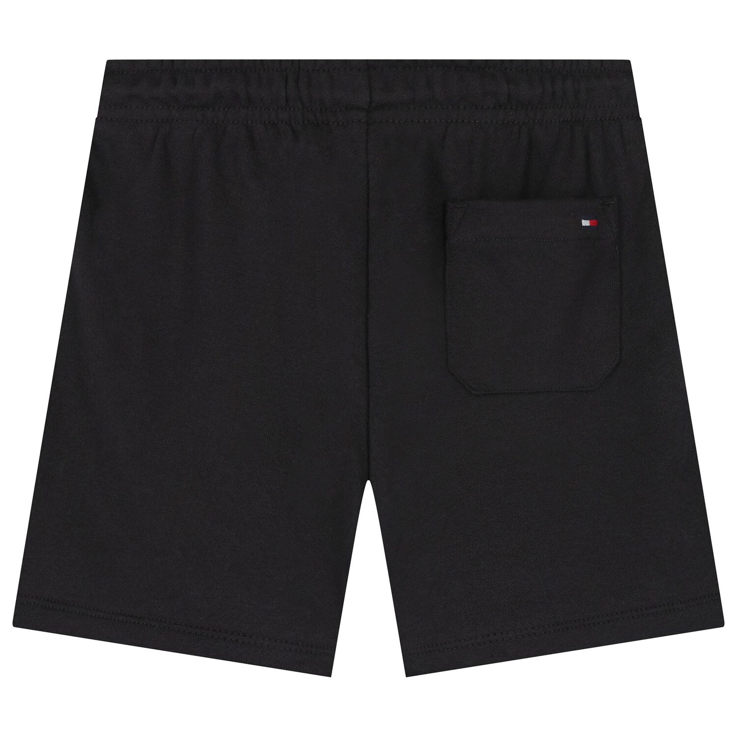 Boys Black Logo Shorts, 1, hi-res