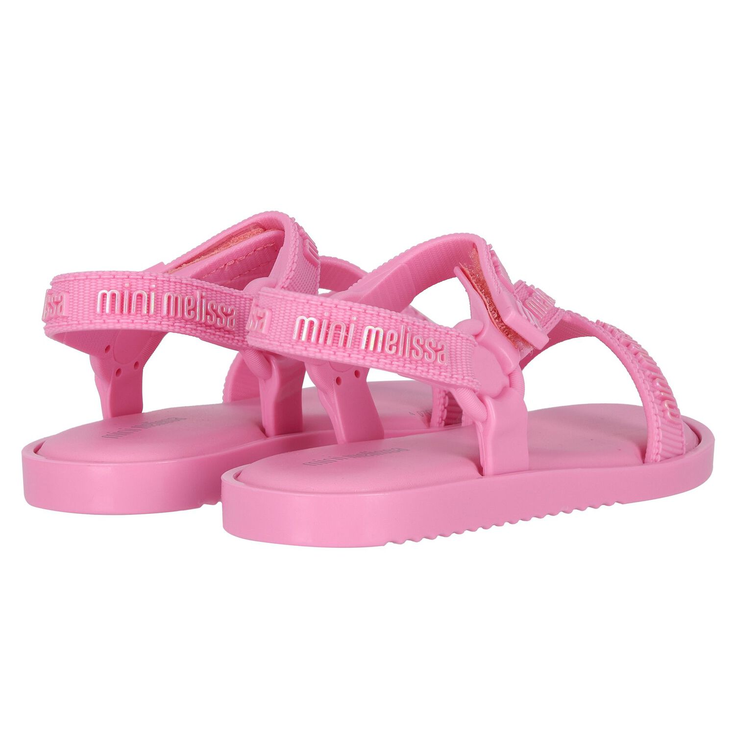 Younger Girls Pink Logo Sandals, 1, hi-res