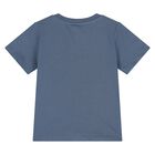 Younger Boys Blue Whale T-Shirt, 1, hi-res