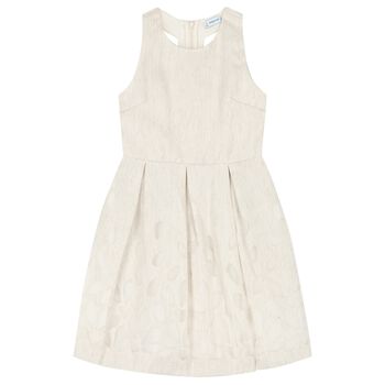 Girls Beige Dress