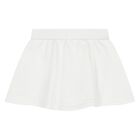 Younger Girls Pink & White Teddy Bear Logo Skirt Set, 2, hi-res