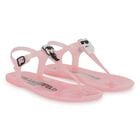 Girls Pink Karl & Choupette Jelly Sandals, 1, hi-res