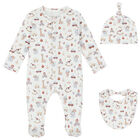 Baby Boys White Toys Babygrow Set, 1, hi-res