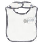 طقم أولاد هدايا أفرول بالشعار باللون الأبيض والكحلي, 1, hi-res