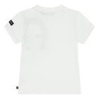 Younger Boys White Logo T-Shirt, 1, hi-res