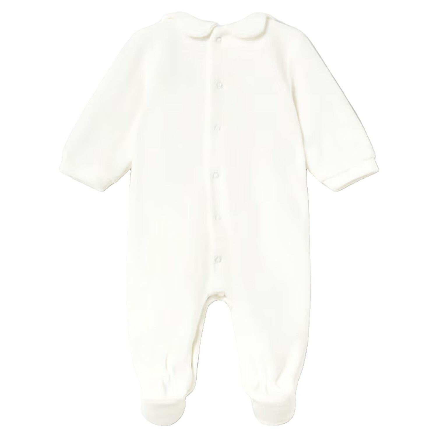 Baby Girls Ivory Heart Babygrow, 2, hi-res