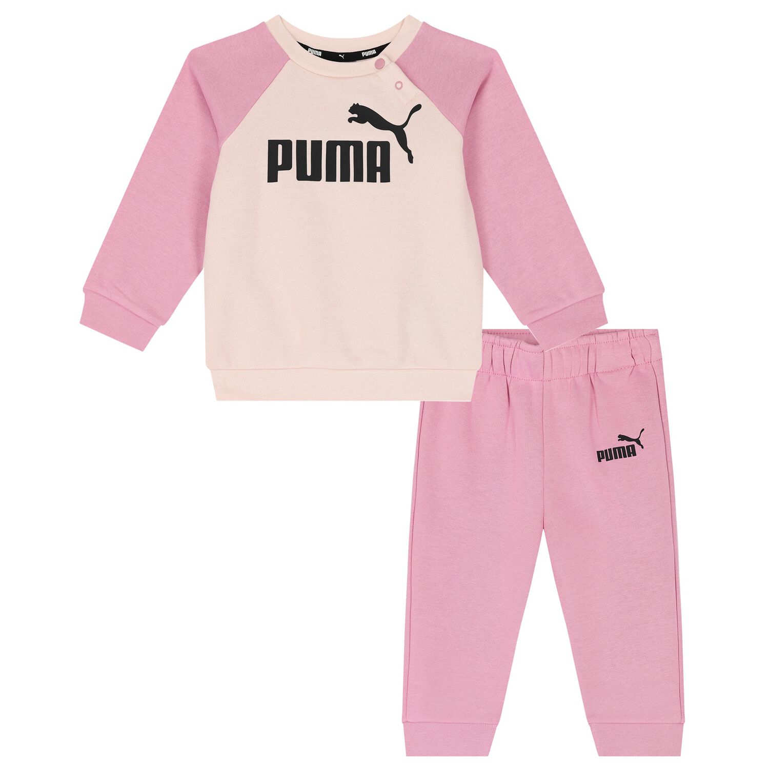 Younger Girls Pink Logo Tracksuit, 2, hi-res image number null