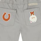 Younger Boys Grey Horse Joggers, 1, hi-res