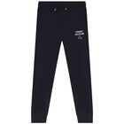 Boys Navy Blue Logo Tracksuit, 1, hi-res