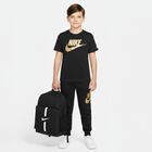 Boys Black Logo T-Shirt, 4, hi-res