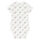 طقم هدايا بدلة أطفال بشعار الباندا باللونين الأبيض والأحمر, 1, hi-res