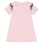 Girls Pink Bag Logo Dress, 1, hi-res