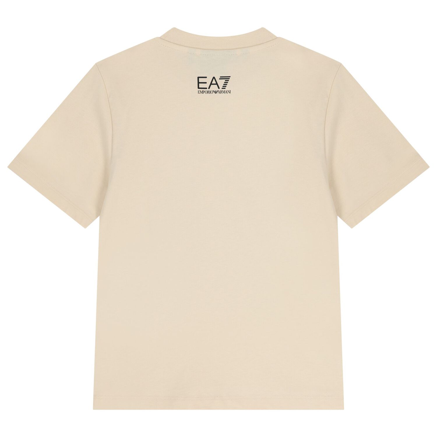 Boys Beige Logo T-Shirt, 2, hi-res