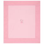 Baby Girls Pink & White Blanket, 2, hi-res