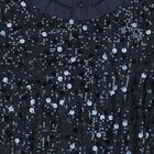 Girls Navy Blue Embellished Dress, 1, hi-res