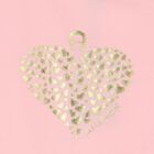 Younger Girls Pink & Gold Logo Heart T-Shirt, 2, hi-res