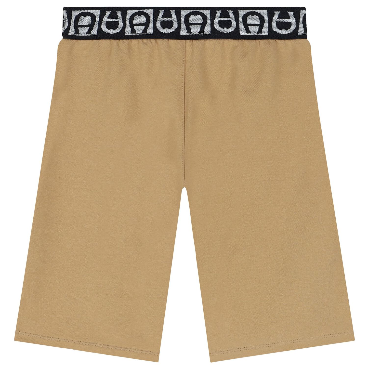 Boys Beige Logo Shorts, 2, hi-res