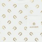 Boys White & Gold Logo T-Shirt, 1, hi-res