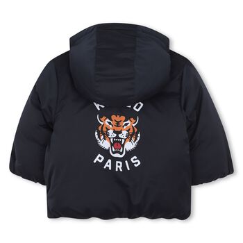 Younger Navy Blue Tiger Hooded Younger Jacket