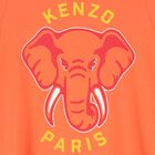 فستان بنات بشعار الفيل باللون البرتقالى, 2, hi-res