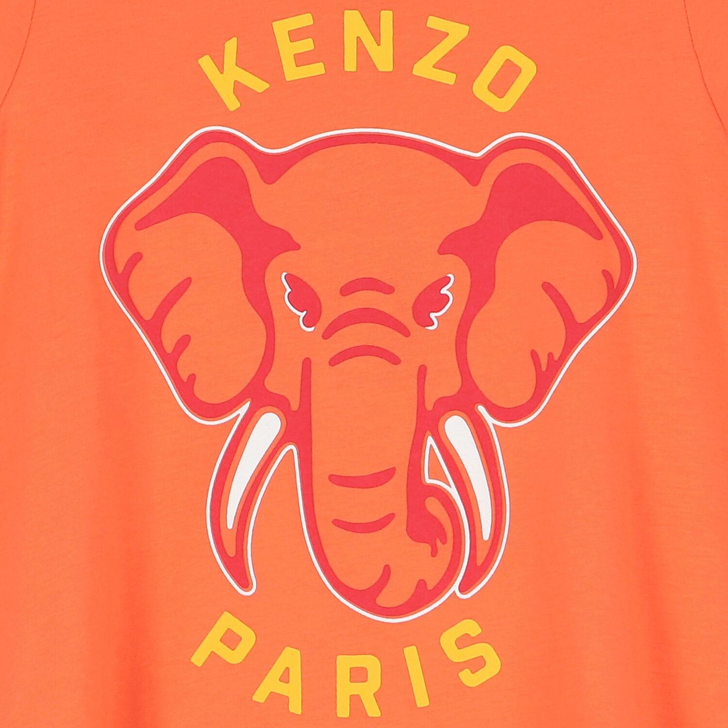 فستان بنات بشعار الفيل باللون البرتقالى, 2, hi-res