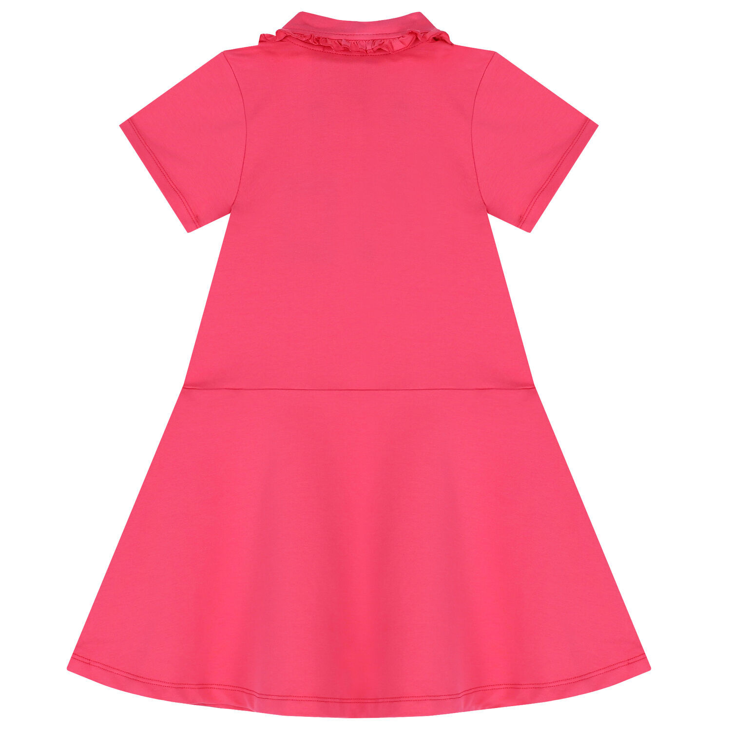 Girls Pink Logo Polo Dress, 1, hi-res