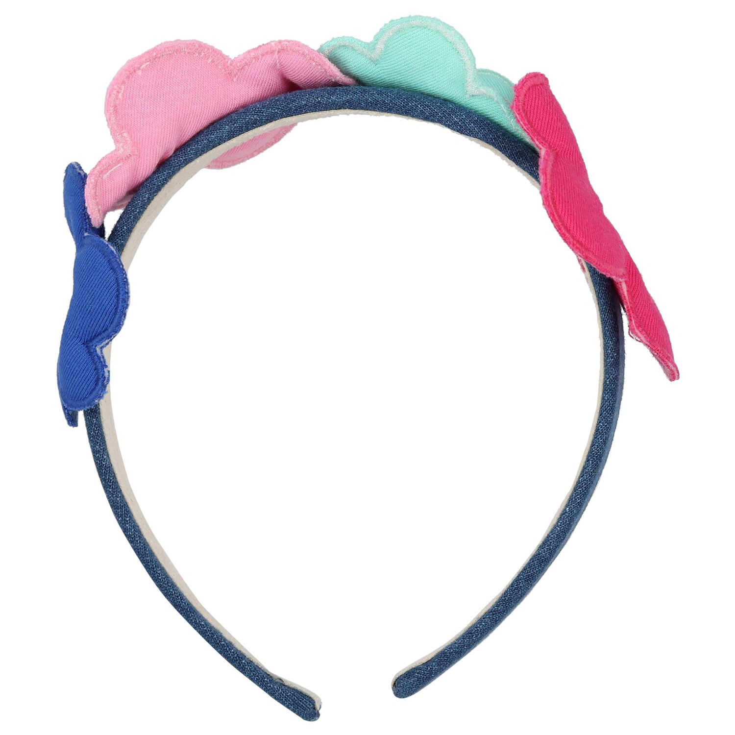 Girls Multi-Coloured Flower Headband, 1, hi-res