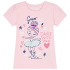 Girls Pink Logo T-Shirt, 1, hi-res