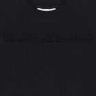 تيشيرت بنات بالشعار  مرصع بأحجار الراين باللون الاسود , 1, hi-res