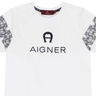 تي شيرت أبيض بشعار للأولاد, 1, hi-res