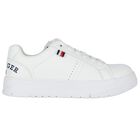 White Logo Trainers, 1, hi-res